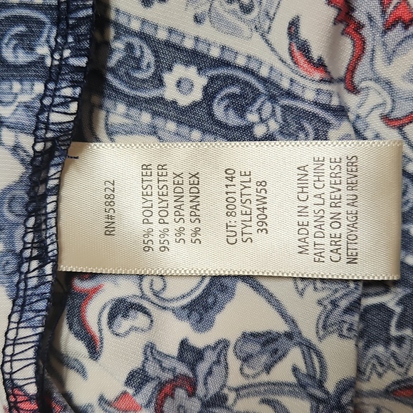 Max Studio Red, White & Blue Sleeveless Dress Size Large - Picture 6 of 7